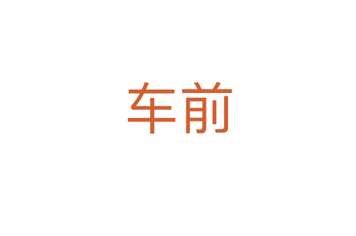 车前